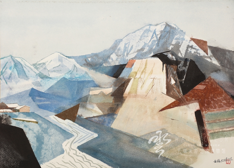 窦世强 《沉默的冰山》 73*53cm